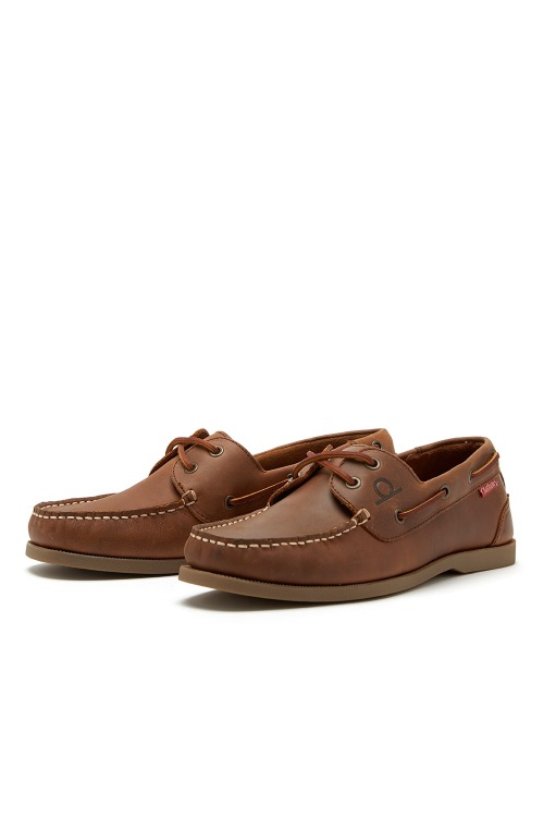 Dark-tan New Mountain Warehouse Galley Ii Pantofi De Barca Din Piele Pentru Barbati